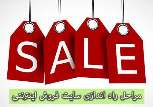 مراحل راه اندازی سایت فروش اینترنتی